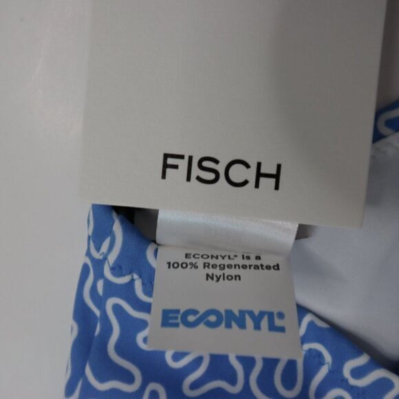 NEW FISCH Colombier Square Neck Bikini Top, Blue, Medium - Picture 8 of 10